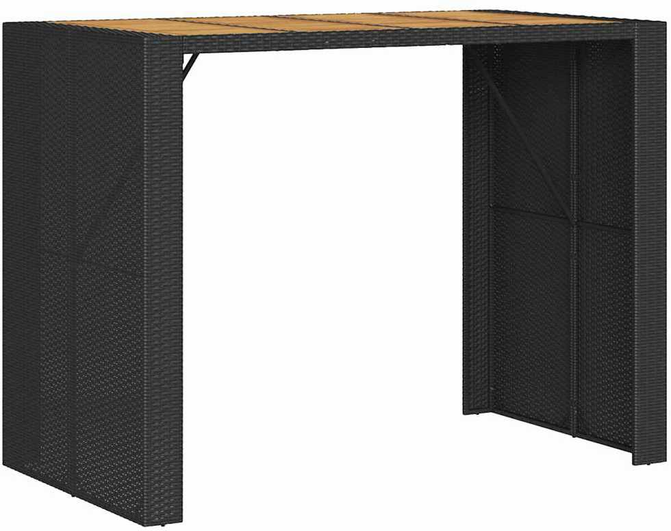 Sofa Sodo komplektas su pagalvėmis, 5 dalių, juodas, poliratanas