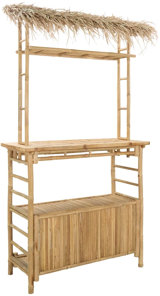 Lauko baro stalas Natūrali 110 x 50 x 209 cm Bambukas