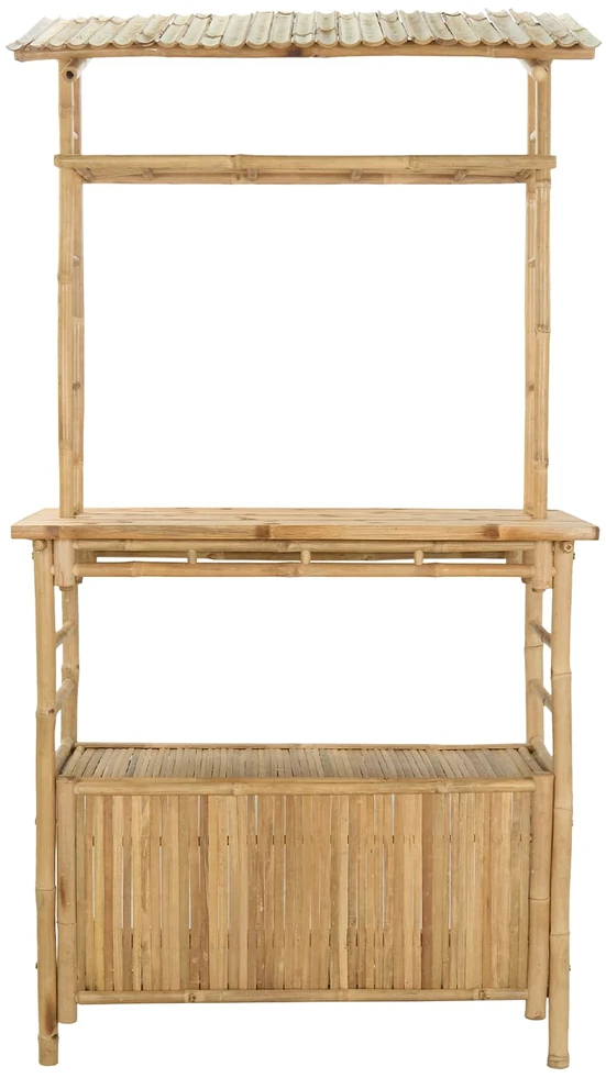 Lauko baro stalas Natūrali 110 x 50 x 210 cm Bambukas