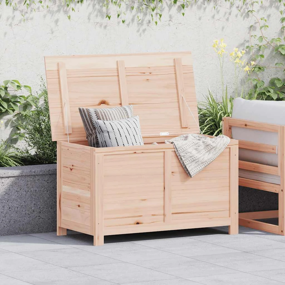 Lauko dėžė pagalvėlėms, 100x50x56cm, eglės medienos masyvas