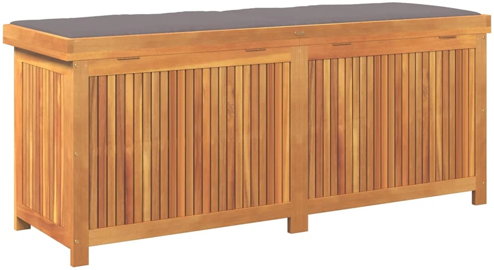 Lauko dėžė pagalvėlėms, 150x50x60,5 cm, akacijos masyvas