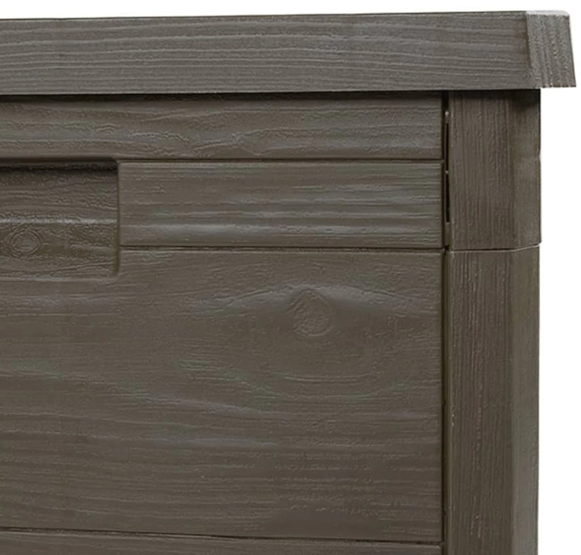 Lauko dėžė pagalvėlėms, ruda, 77,5x44,5x53cm, PP