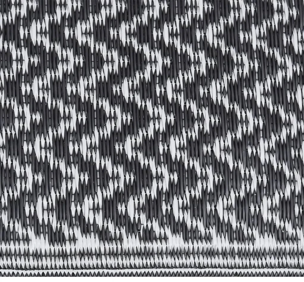 Lauko kilimas, juodos spalvos, 140x200cm, PP
