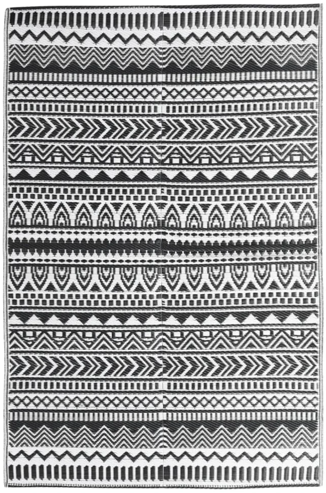 Lauko kilimas, juodos spalvos, 190x290cm, PP