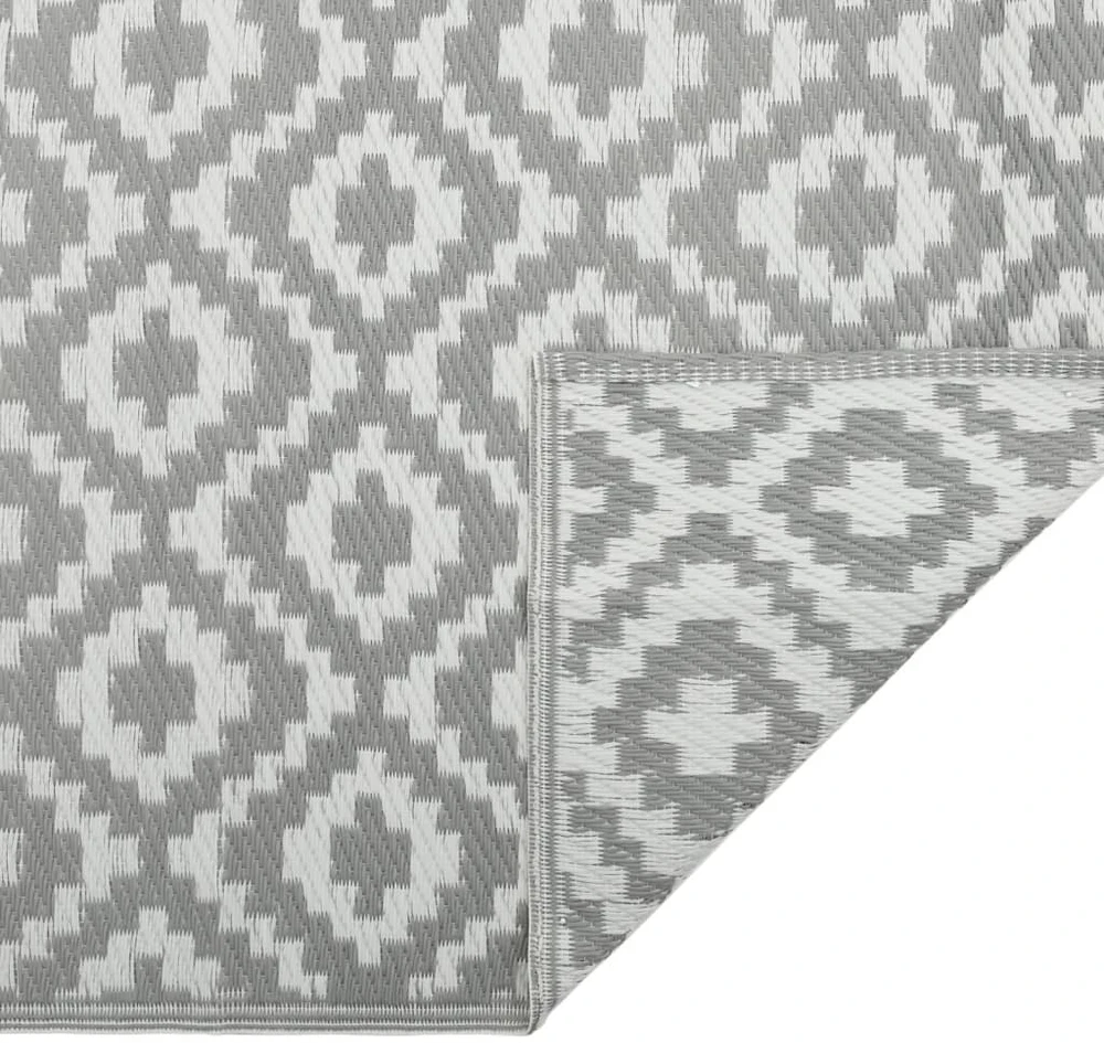 Lauko kilimas, ARAKIL pilkos spalvos, 160x230 cm, PP