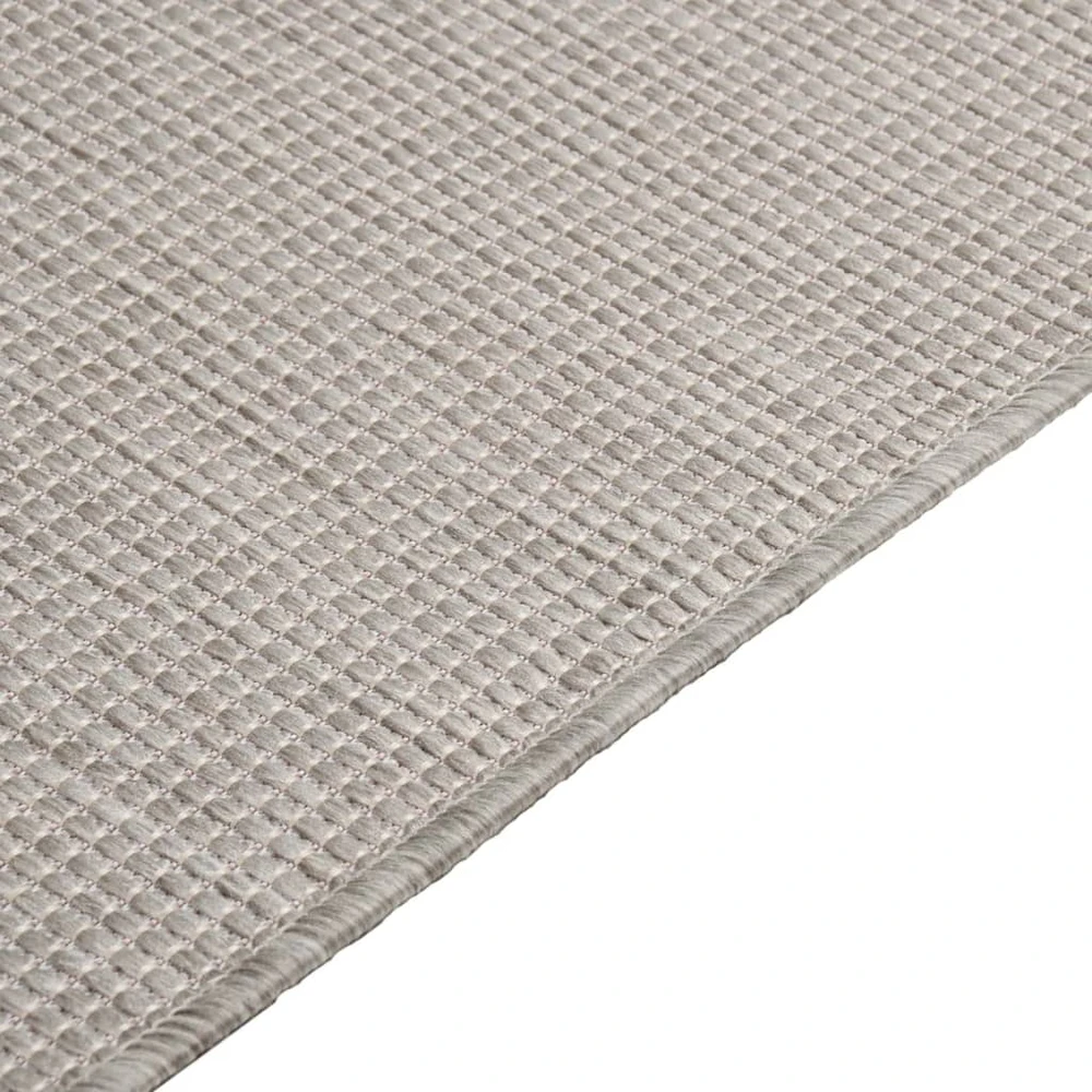 Lauko kilimėlis, taupe spalvos, 160x230cm, plokščio pynimo