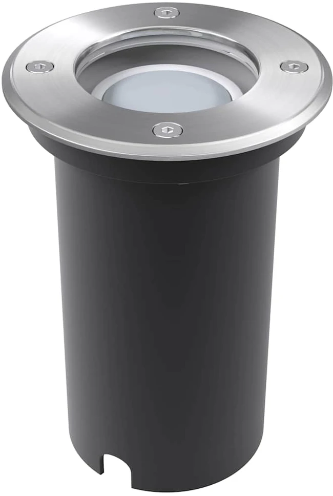 Lauko LED šviestuvai grindiniui, 3 vnt., apvalūs