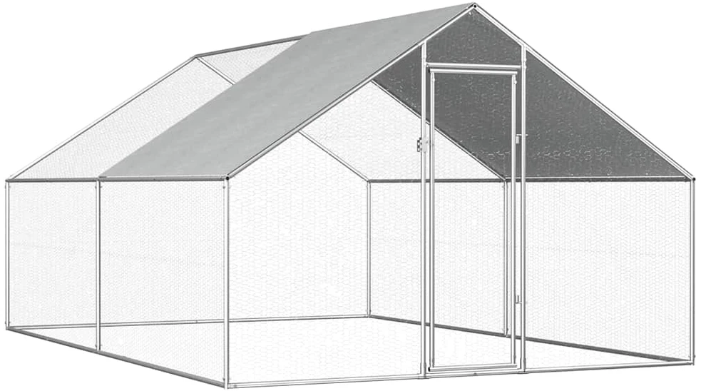 Lauko narvas viščiukams, 2,75x4x1,92m, galvanizuotas plienas