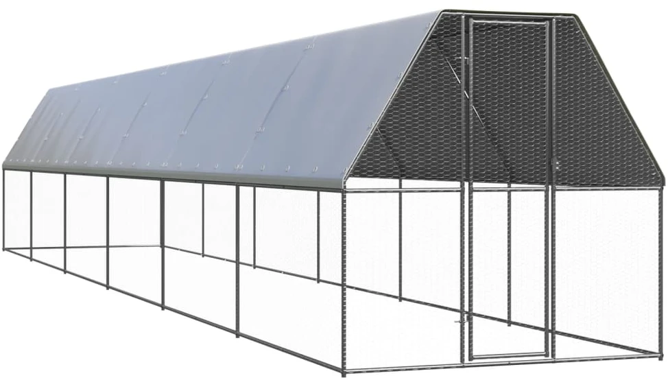 Lauko narvas viščiukams, 2x12x2m, galvanizuotas plienas