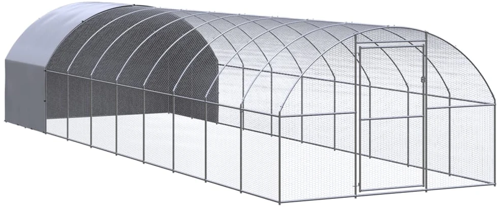 Lauko narvas viščiukams, 3x10x2m, galvanizuotas plienas
