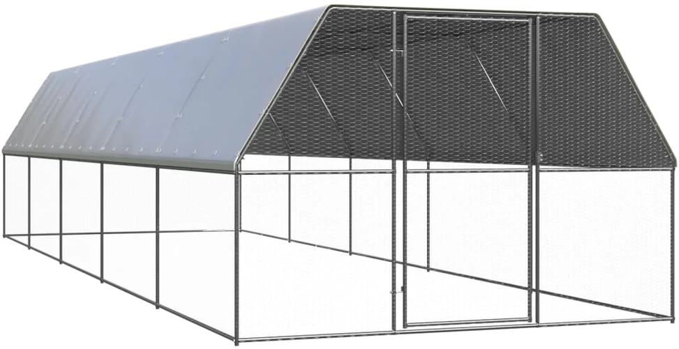 Lauko narvas viščiukams, 3x10x2m, galvanizuotas plienas