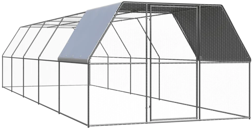 Lauko narvas viščiukams, 3x10x2m, galvanizuotas plienas
