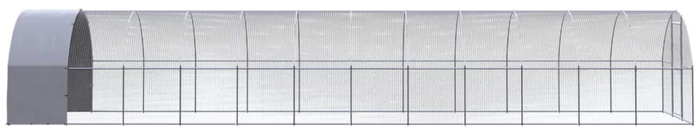 Lauko narvas viščiukams, 3x12x2m, galvanizuotas plienas