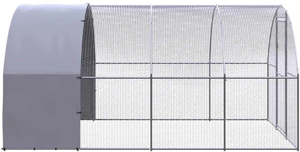 Lauko narvas viščiukams, 3x4x2m, galvanizuotas plienas