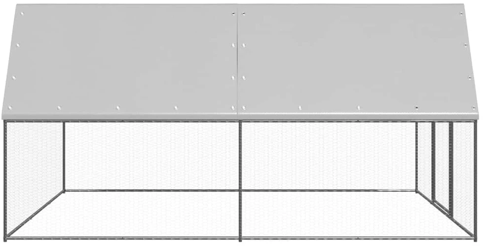 Lauko narvas viščiukams, 3x4x2m, galvanizuotas plienas