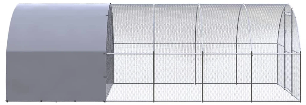 Lauko narvas viščiukams, 3x6x2m, galvanizuotas plienas