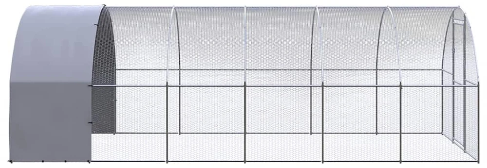 Lauko narvas viščiukams, 3x6x2m, galvanizuotas plienas