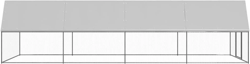Lauko narvas viščiukams, 3x8x2m, galvanizuotas plienas