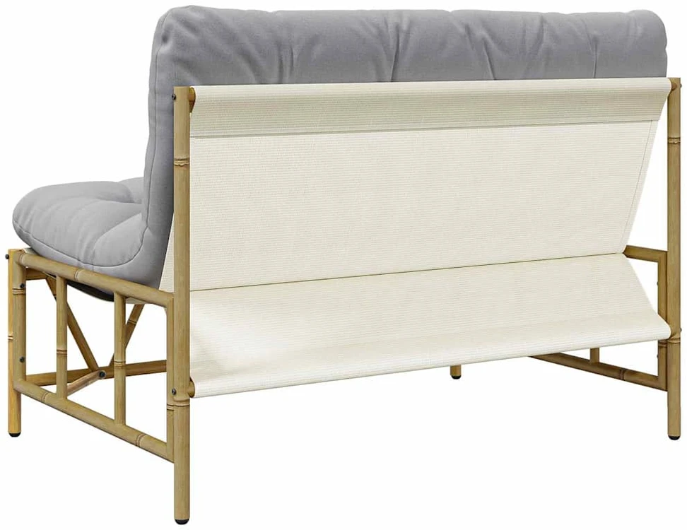 Lauko sėdimos vietos Šviesiai pilka 110 x 74,5 x 71 cm Plienas