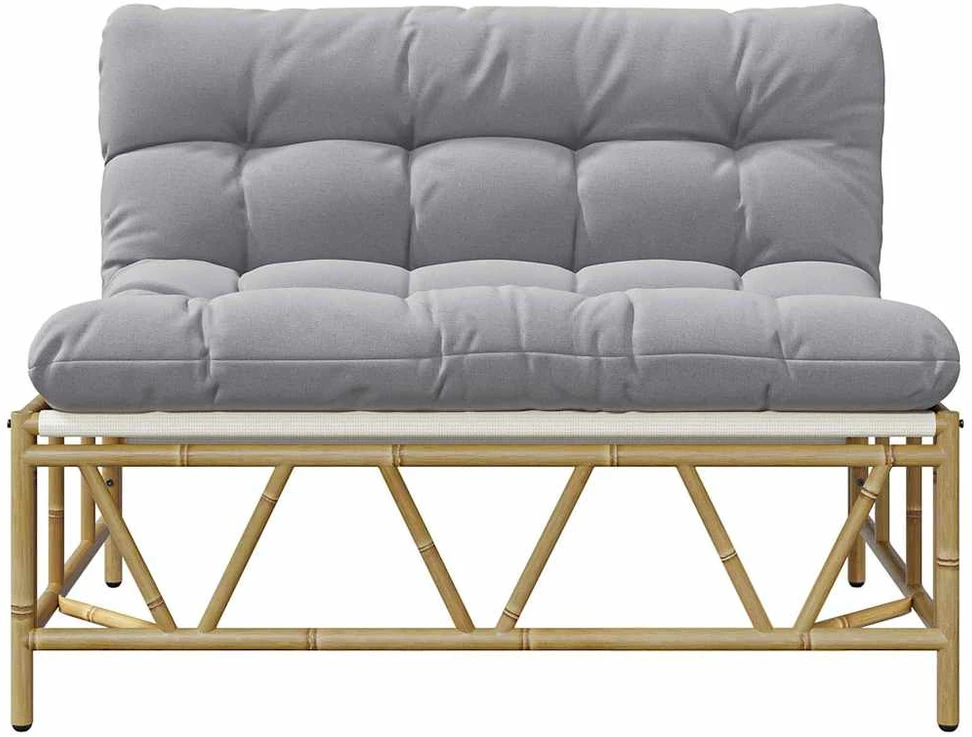 Lauko sėdimos vietos Šviesiai pilka 110 x 74,5 x 71 cm Plienas