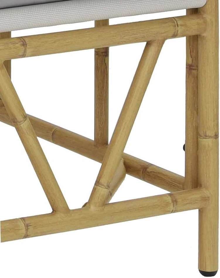 Lauko sėdimos vietos Šviesiai pilka 110 x 74,5 x 71 cm Plienas