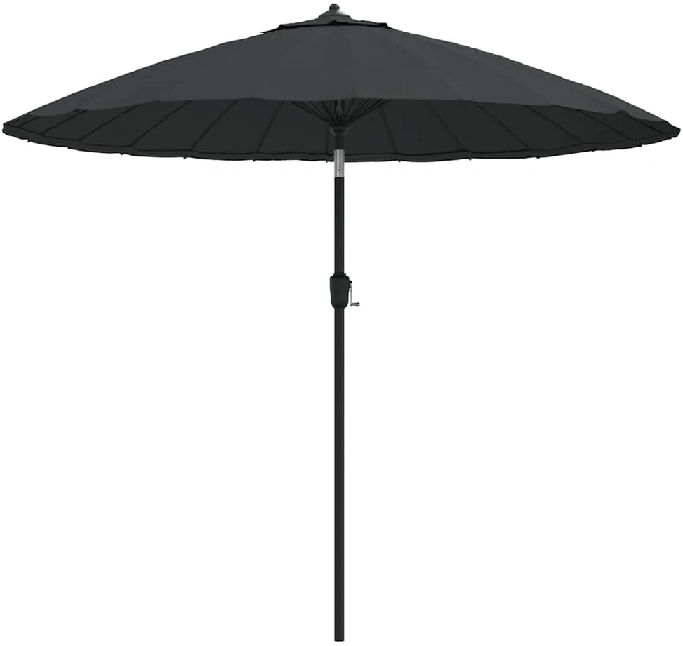 Lauko skėtis nuo saulės su aliuminio stulpu, antracito, 270cm