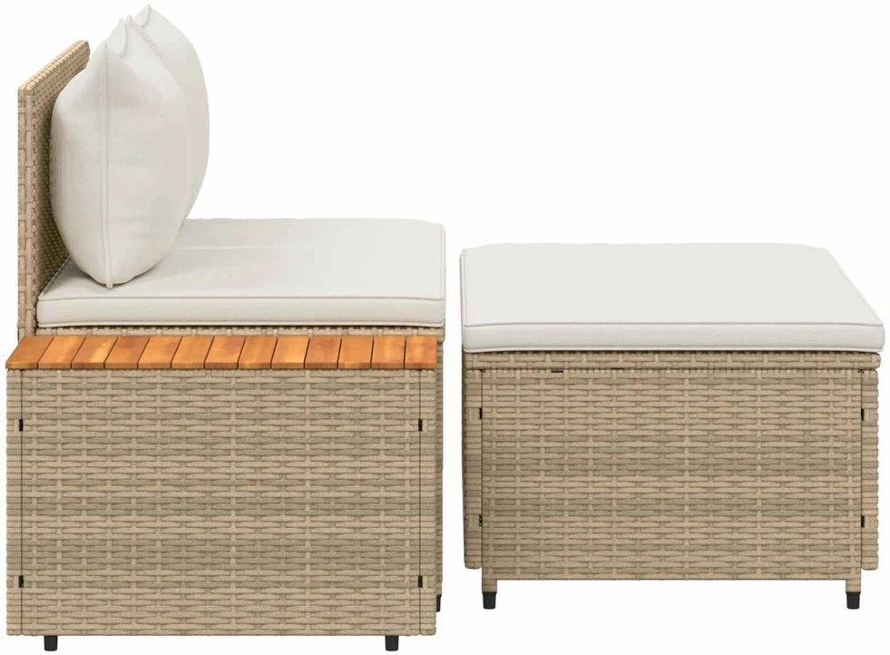 Lauko sofos komplektas 4 -Seater 4 vnt. 55 x 30 x 39 cm