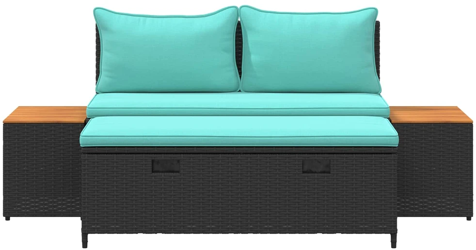 Lauko baldų komplektas Lauko sofos komplektas 4 -Seater 4 vnt. 55 x 30 x 39 cm