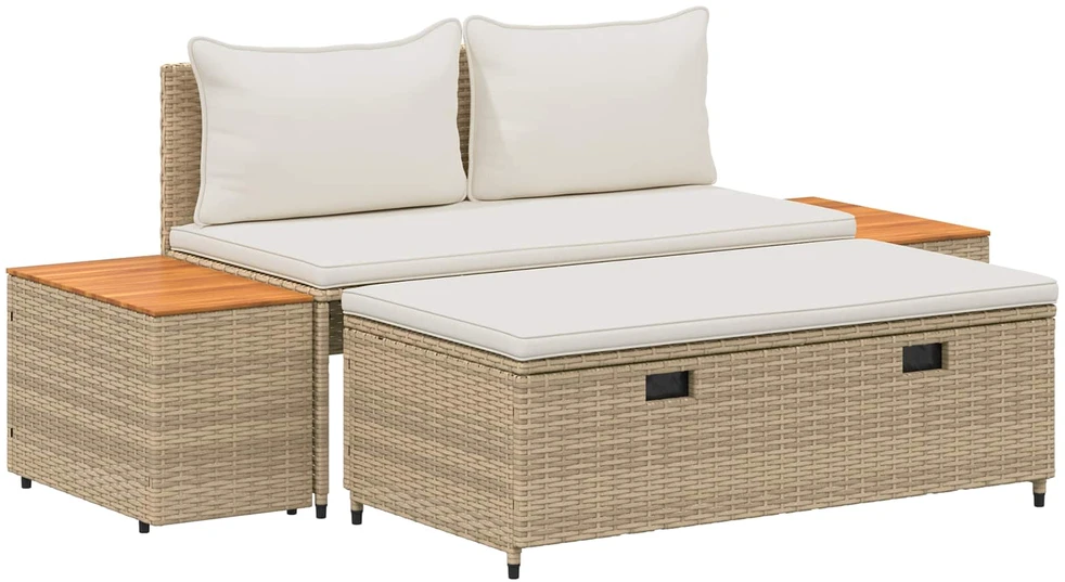 Lauko sofos komplektas 4 -Seater 4 vnt. 55 x 30 x 39 cm