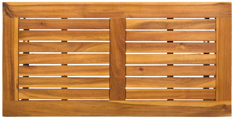Lauko stalas Juodas 80 x 40 x 40 cm Plienas ir poli ratanas