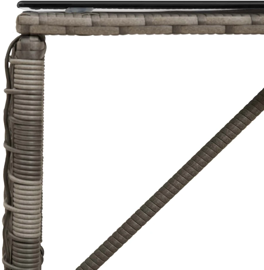 Lauko stalas Pilka ir juoda 80 x 40 x 40 cm