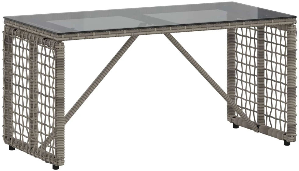 Lauko stalas Pilka ir juoda 80 x 40 x 40 cm