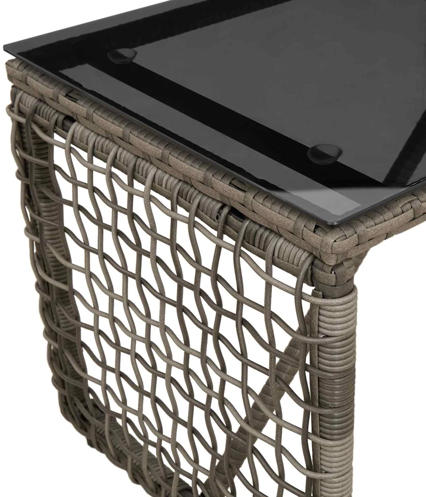 Lauko stalas Pilka ir juoda 80 x 40 x 40 cm