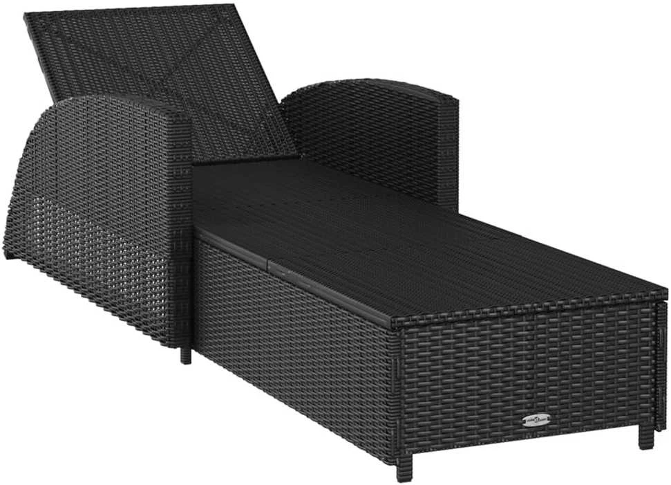 Lauko stalas su saugykla Natūrali ir pilka 110 x 35 x 75 cm