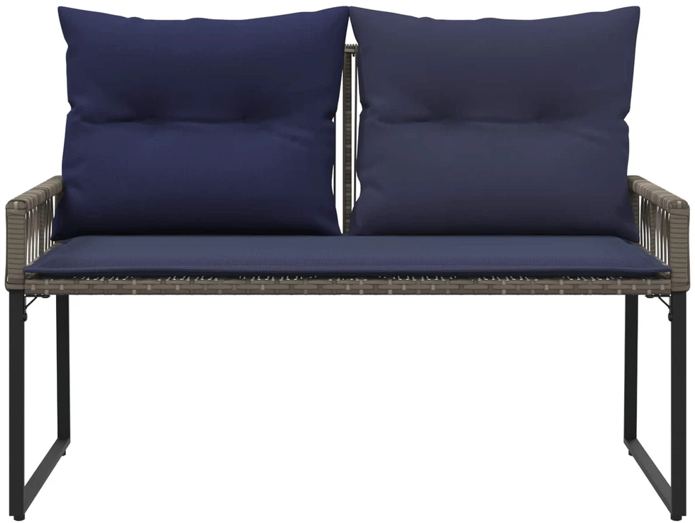 Lauko baldų komplektas Lauko suolas 2 -Seater 4 vnt. 110 x 59 x 82 cm poliratanas