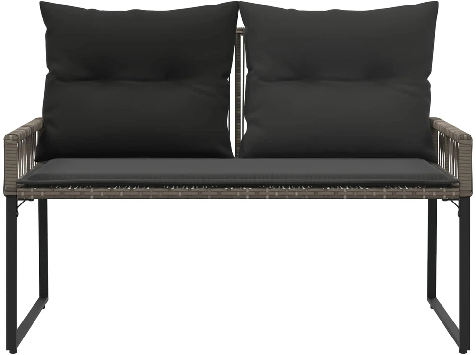 Lauko baldų komplektas Lauko suolas 2 -Seater 4 vnt. 110 x 59 x 82 cm poliratanas