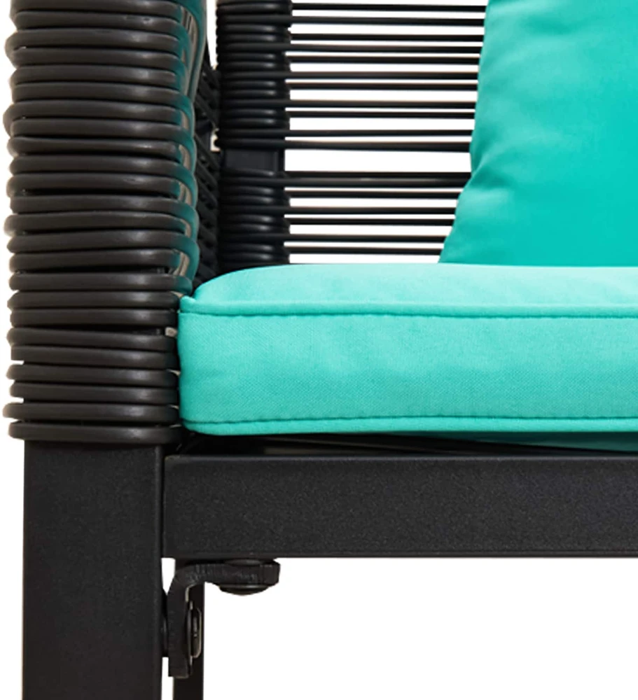 Lauko suolas 2 -Seater 117 x 54 x 74.5 cm poliratanas