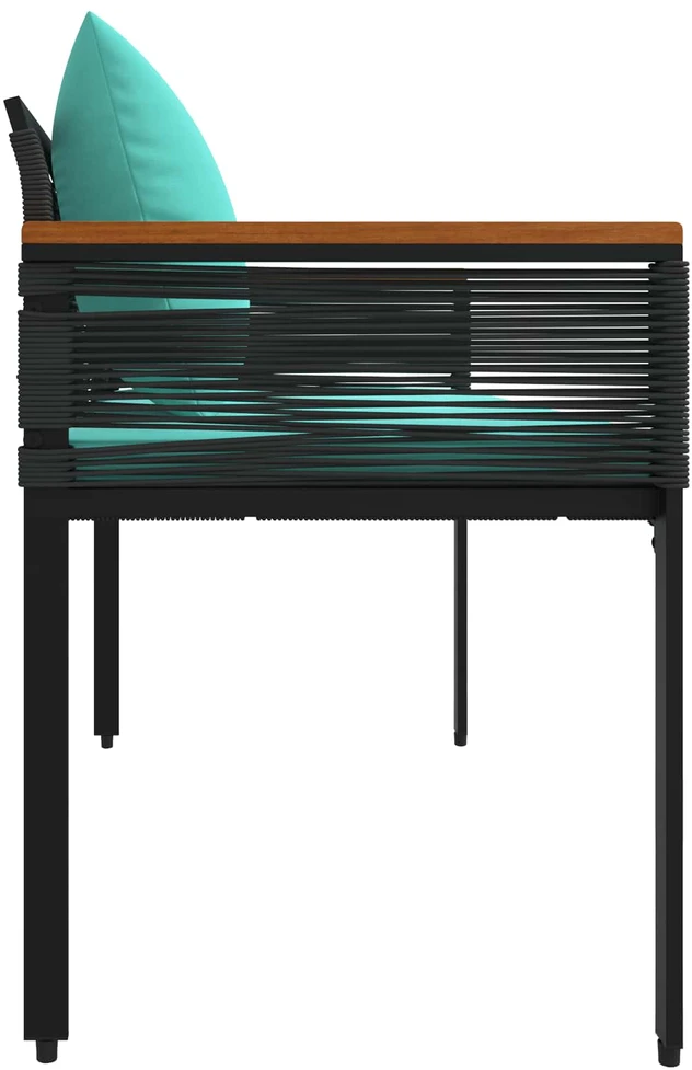 Lauko suolas 2 -Seater 117 x 54 x 74.5 cm poliratanas