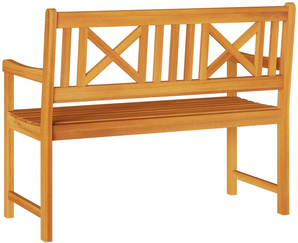 Lauko suolas 110 x 56 x 90 cm Kietos akacijos mediena Natūrali