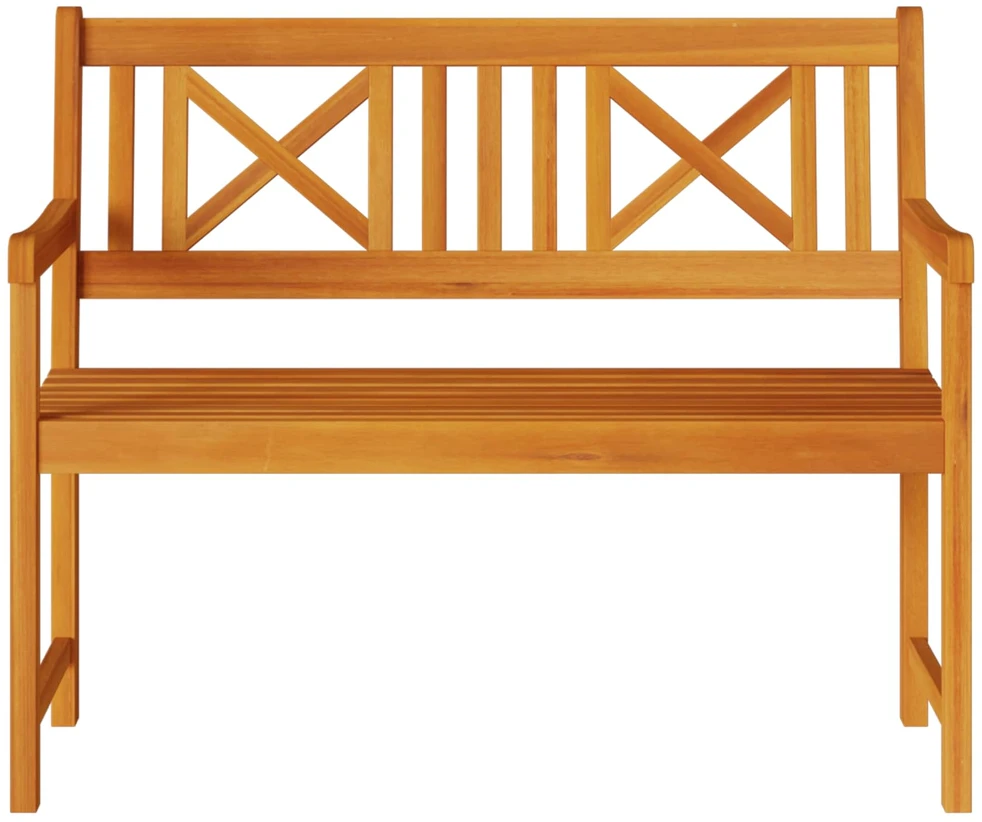 Lauko suolas 110 x 56 x 90 cm Kietos akacijos mediena Natūrali