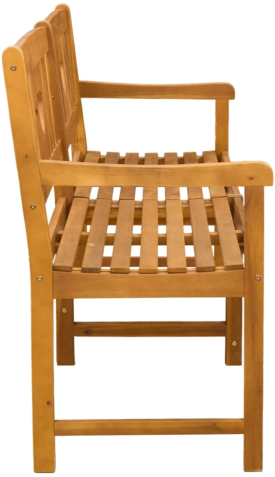 Lauko suolas 4 -vietis 150 x 56 x 90 cm Kietos akacijos mediena