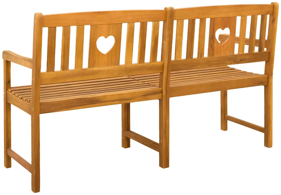 Lauko suolas 4 -vietis 150 x 56 x 90 cm Kietos akacijos mediena