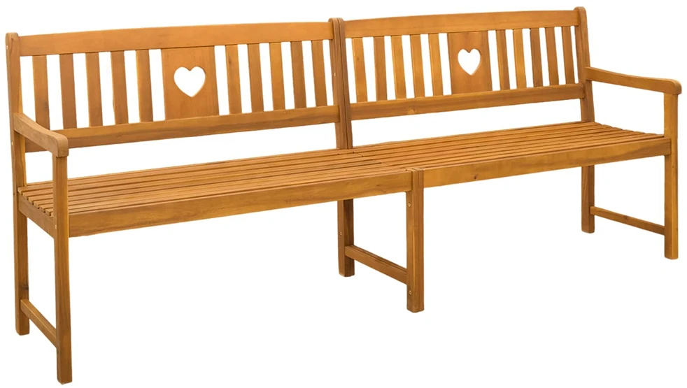 Lauko baldų komplektas Lauko suolas Natūrali 220 x 55,5 x 90 cm