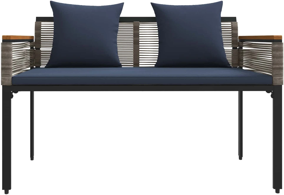 Lauko suolas 2 -Seater 117 x 54 x 74.5 cm poliratanas