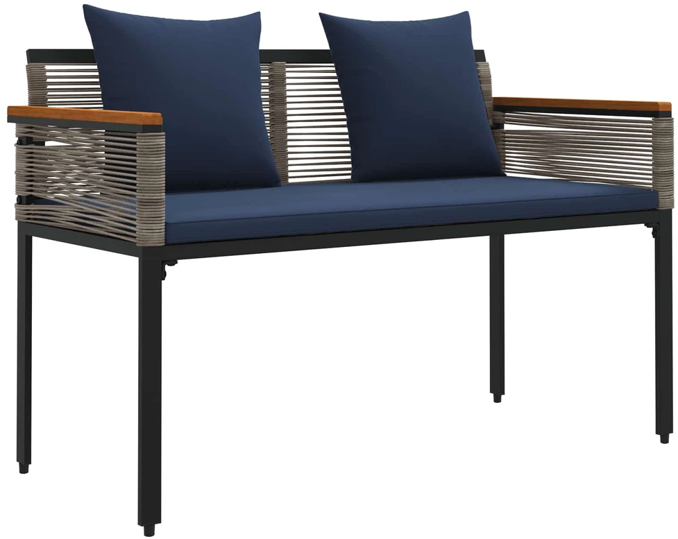 Lauko suolas 2 -Seater 117 x 54 x 74.5 cm poliratanas