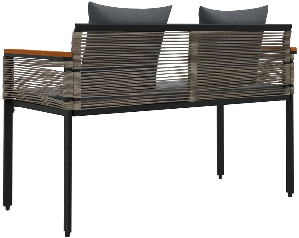 Lauko suolas Pilka ir tamsiai pilka 117 x 54 x 74.5 cm