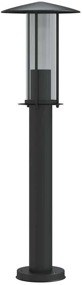 Lauko šviestuvas, juodos spalvos, 60cm, nerūdijantis plienas