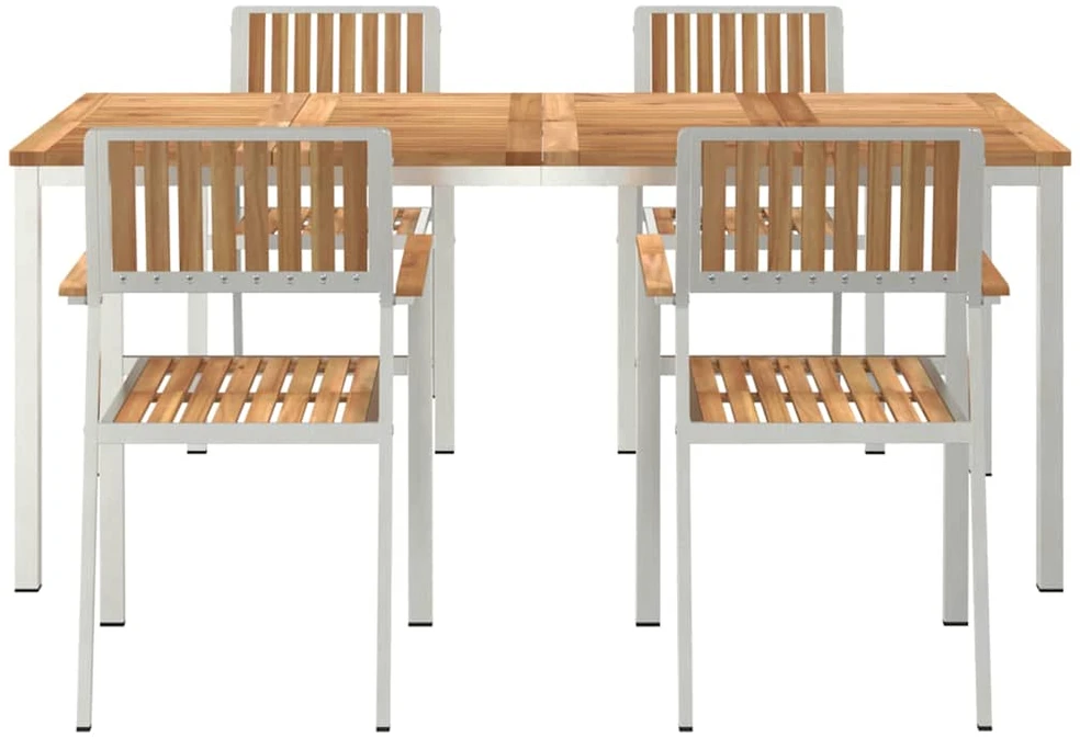 Lauko valgomojo komplektas 5 vnt. 180 x 90 x 75 cm