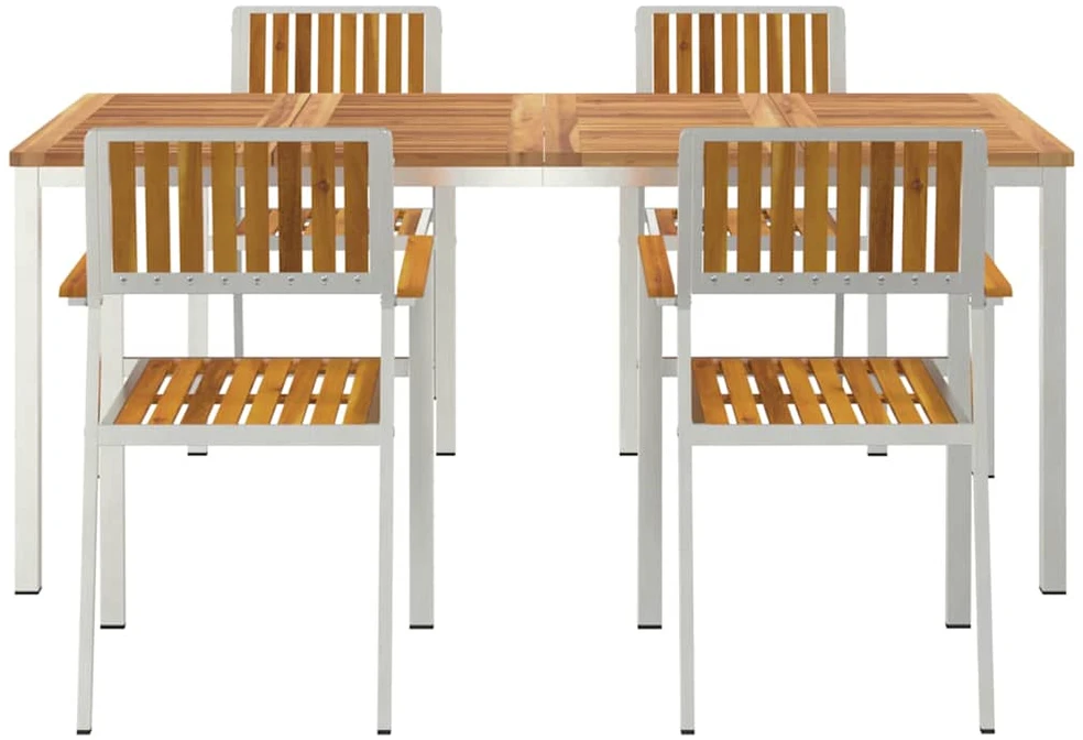 Lauko valgomojo komplektas 5 vnt. 180 x 90 x 75 cm