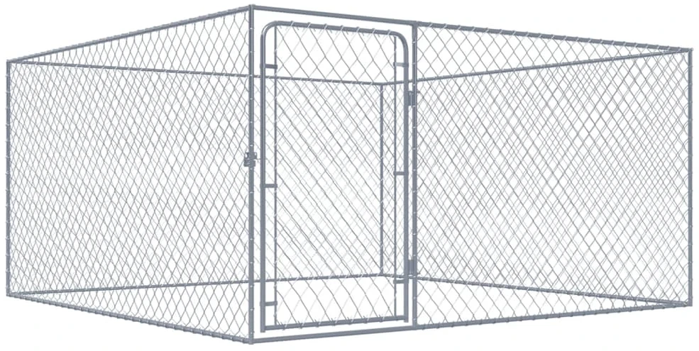 Lauko voljeras šunims, 2x2x1m, galvanizuotas plienas